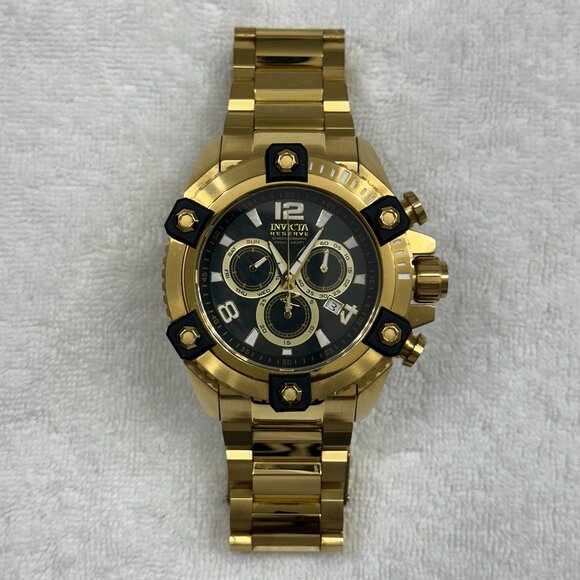 Invicta Reserve Arsenal Octane 63mm Swiss Chronograph Gold Watch